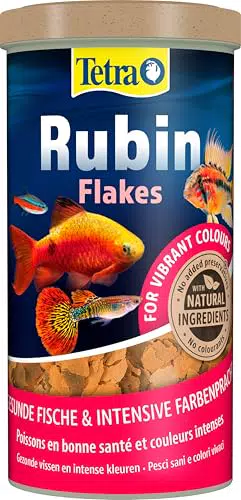 Tetra Rubin Flakes - Fischfutter mit natürlichen Farbverstärkern für lebendige Farben