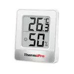 ThermoPro TP49W-4 digitales Mini Thermo-Hygrometer Thermometer Raumthermometer 4 er innen Temperatur und Luftfeuchtigkeitmessgerät mit Smiley-Indikator