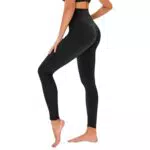 TNNZEET High Waist Leggings Damen Schwarz Leggins Elastische für Sport Gym