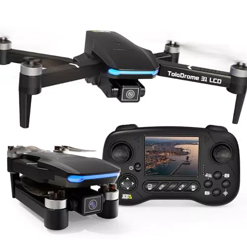 Toladrone TD31LCD Drohne mit LCD-Bildschirm und Kamera für Anfänger und Erwachsene