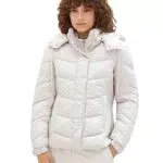 TOM TAILOR Damen Steppjacke mit Abnehmbarer Kapuze