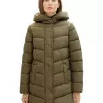 TOM TAILOR Damen Steppmantel mit Kapuze