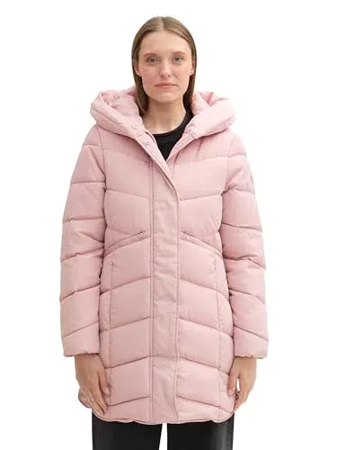 TOM TAILOR Damen Puffer Parka mit Kapuze, Modell 35796