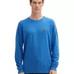 TOM TAILOR Herren Strickpullover mit Logo-Badge, Modell 36913