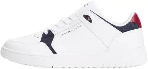 Tommy Hilfiger Herren Basketball Sneaker aus Leder