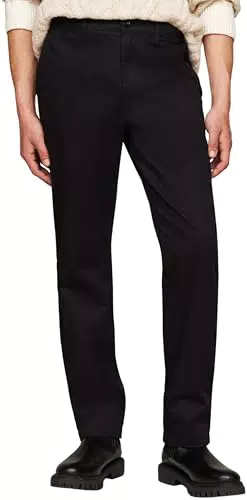 Tommy Hilfiger Herren Chino Hose Denton Satin Straight Fit