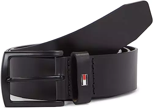 Tommy Hilfiger Herren Gürtel Denton Matte 3, 5 cm Ledergürtel