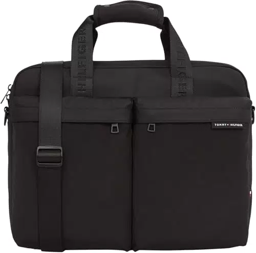 Tommy Hilfiger Laptoptasche Element Repreve mit abnehmbarem Träger