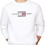 Tommy Hilfiger Herren Sweatshirt Flag ohne Kapuze