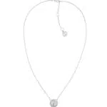 Tommy Hilfiger Schmuck Halskette mit Kristall-Anhänger für Damen aus Edelstahl