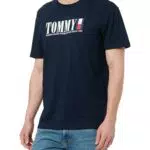 Tommy Jeans Herren T-Shirt Flag Tee Regular Fit