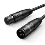 UGREEN Mikrofonkabel XLR Stecker auf XLR Busche Busche XLR Kabel Schwarz