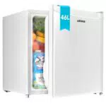 Upstreman Mini-Kühlschrank 46L mit Gefrierfach und energiesparendem Thermostat