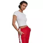 Urban Classics Damen Stretch Jersey Cropped T-Shirt Modell 00220