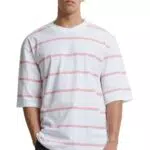 Urban Classics Oversized Sleeve Modern Stripe Tee für Herren