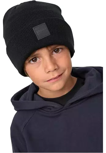 Urban Classics Kinder Mütze Logopatch Beanie