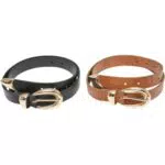 Urban Classics TB7211A Chunky Buckle Loop Gurtel aus Kunstleder