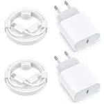 USB C Ladegerät 25W Schnellladegerät für iPhone 16/15 mit 2M Kabel