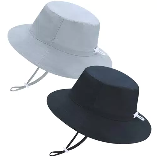 Utensilsto Sonnenhut für Kinder, Unisex Fischerhut mit breiter Krempe