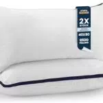 Utopia Bedding Kopfkissen - Gebürsteter Stoff, Atmungsaktive Premium Qualität