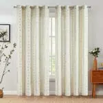 Vangao Boho Gardinen mit Ösen für Wohnzimmer und Schlafzimmer im Landhausstil