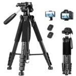 Victiv Kamera Stativ mit 3-Wege-Kopf für DSLR und Smartphone