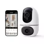 Virtavo Überwachungskamera Innen 2MP WLAN Dual Lens 360° PTZ mit Bewegungserkennung