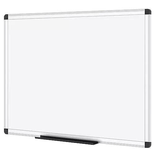 VIZ-PRO Magnetisches Whiteboard mit Aluminiumrahmen W90xH60 cm