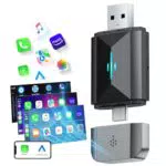 Volam 2-in-1 Wireless Adapter für Carplay und Android Auto - Plug & Play