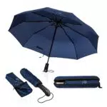 VON HEESEN Sturmfester Regenschirm mit Auf-Zu-Automatik und Teflon-Beschichtung
