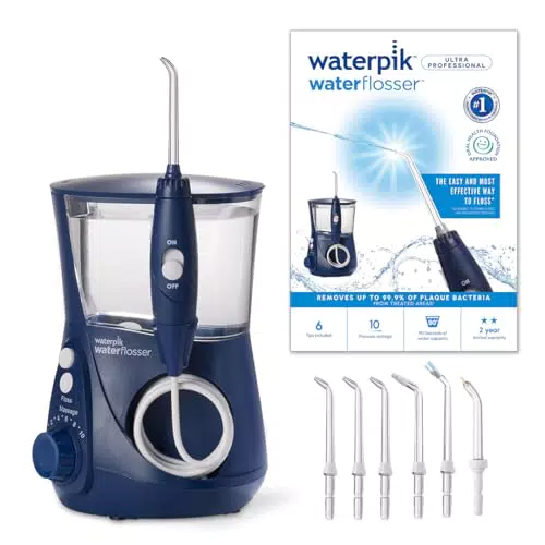 Waterpik Ultra Professional Munddusche – TÜV-geprüfte Plaque-Entfernung mit 10 Modi