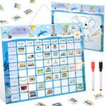 KETIEE Wochenplaner Kinder - Montessori Magnettafel für Tagesroutine und To-Do-Listen
