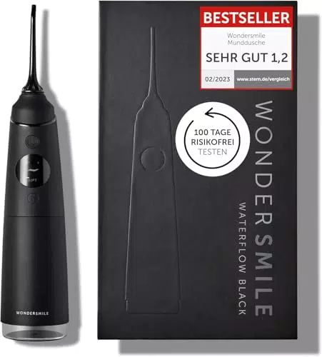 Wondersmile Munddusche PRO – Testsieger 2024 mit SmoothFlow-Technologie