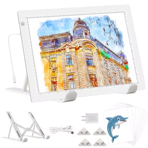 YINGWOND A4 Leuchttisch für Diamond Painting - Dimmbares Tracing Pad