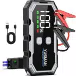 YUSMAN Starthilfe Powerbank 5000A für PKW mit LED-Taschenlampe und USB-Anschluss