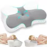 Z-hom Ergonomisches Nackenkissen aus Memory Foam für Seitenschläfer, Rücken- und Bauchschläfer