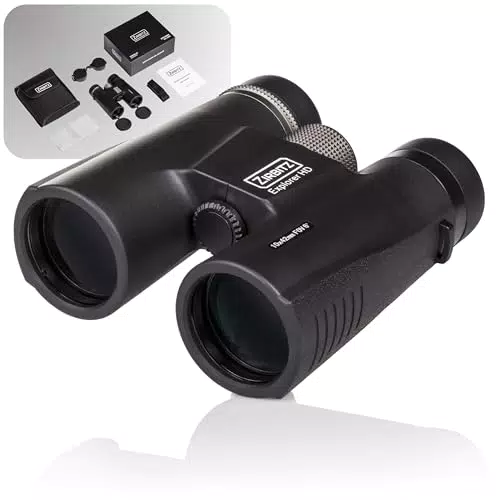 ZIRBITZ® HD Fernglas 10x42 wasserdicht für Naturbeobachtung und Reisen