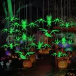 Halloween Deko: Hängende Fledermäuse und Skelette für Innen und Außen