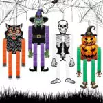 Vintage Halloween Tissue Tänzer – Hängende Papierdeko für Party & Zuhause