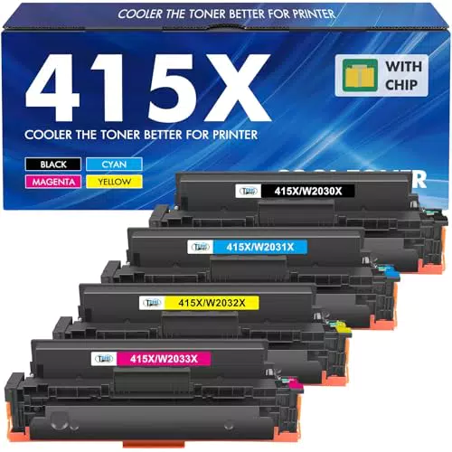 HP 415X Toner kompatibel mit Laserjet Pro MFP M479fdw, M454dw, Ersatzkartusche