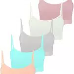 Mädchen Bustier mit Spitze von [Brandname] - Modell 2, Baumwolle, Sport BH
