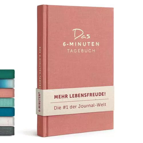 6-Minuten Tagebuch für Erwachsene – Dankbarkeit & Achtsamkeit für mehr Resilienz