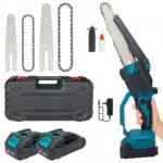 Kabellose Mini-Kettensäge mit bürstenlosem Motor für Baumschnitt und Holzarbeiten