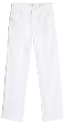 7 For All Mankind Calie Straight Ankle Soleil
