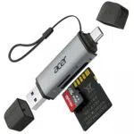 Acer SD Kartenleser Dual USB 3.0 und USB-C Adapter für SD/Micro SD/TF