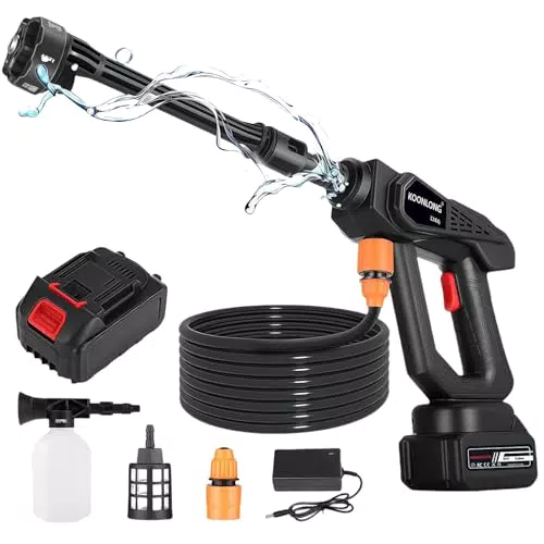 Makita Akku Hochdruckreiniger mit 6-in-1 Düse und 4000 mAh Akku