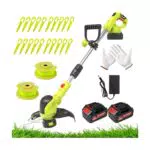 Gardena Akku-Rasentrimmer mit Ladegerät und Schutz für präzises Rasenkanten Schneiden
