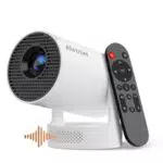 Alwtniet Mini Projektor 4K mit Wi-Fi 6 und Bluetooth 5.4 – Tragbarer Beamer für Zuhause