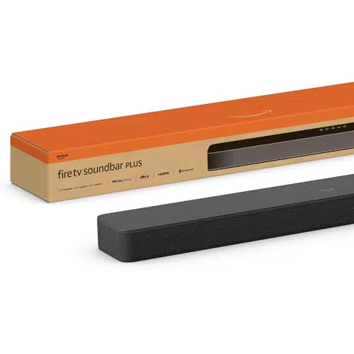 Amazon Fire TV Soundbar Plus – 3.1 Kanal, Dolby Atmos, ideal für Dialoge