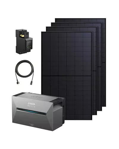 Anker SOLIX Balkonkraftwerk E2700 Pro, 2680Wh, 4 Solarpanels, Plug&Play